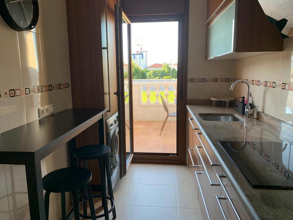 "Sanxenxo Holidays" Atico Con Garaje, Barbacoa Y Piscina A 5 Min Del Centro 외부 사진