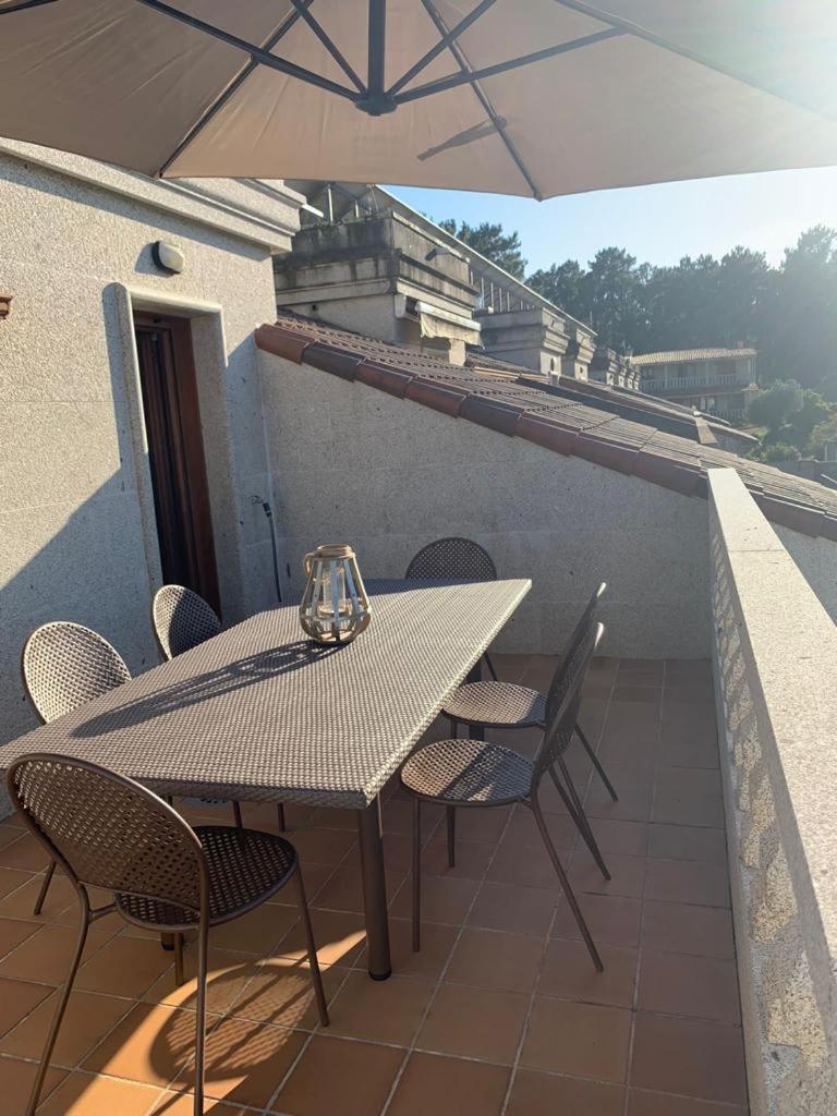 "Sanxenxo Holidays" Atico Con Garaje, Barbacoa Y Piscina A 5 Min Del Centro 외부 사진