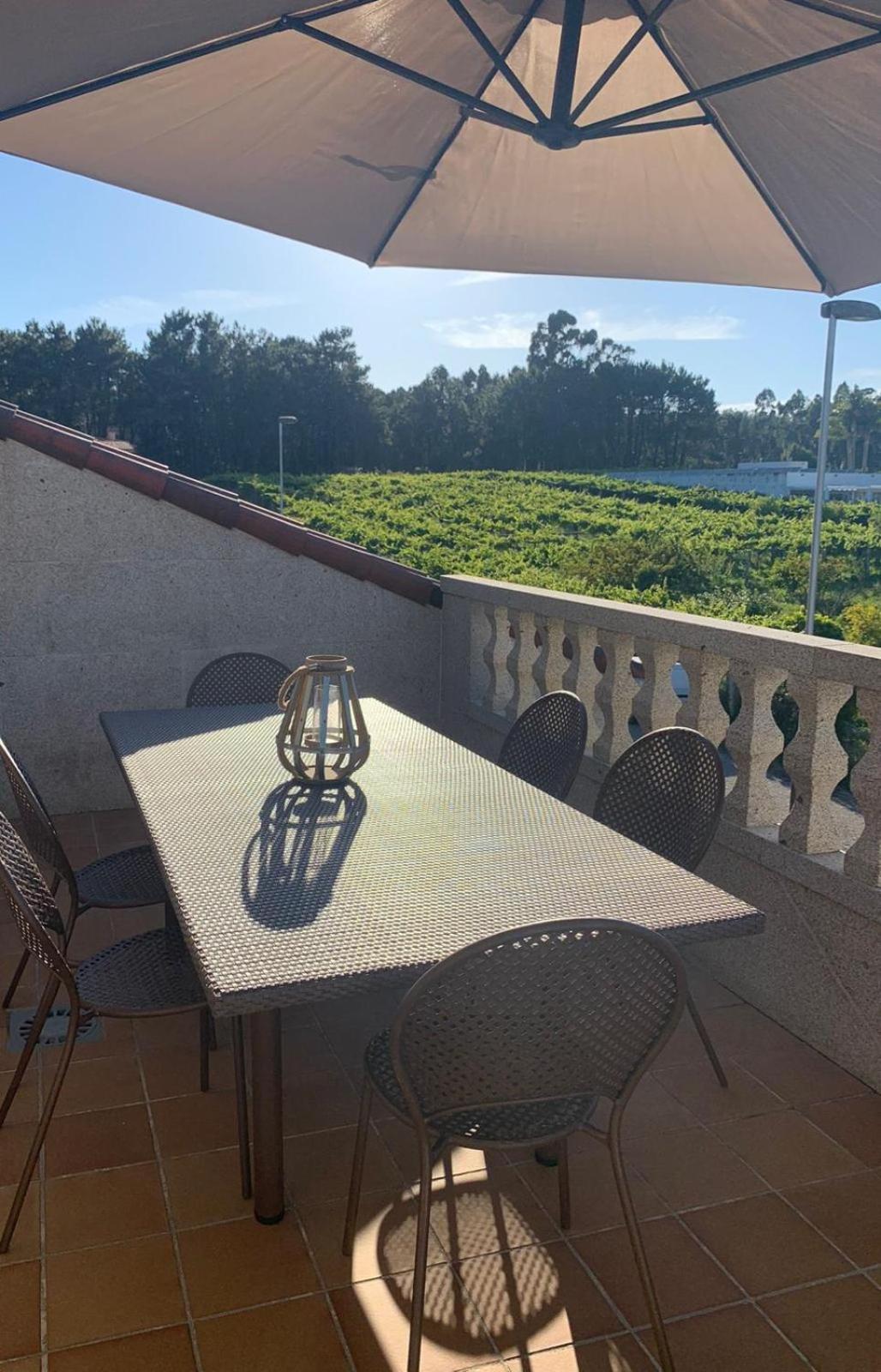 "Sanxenxo Holidays" Atico Con Garaje, Barbacoa Y Piscina A 5 Min Del Centro 외부 사진